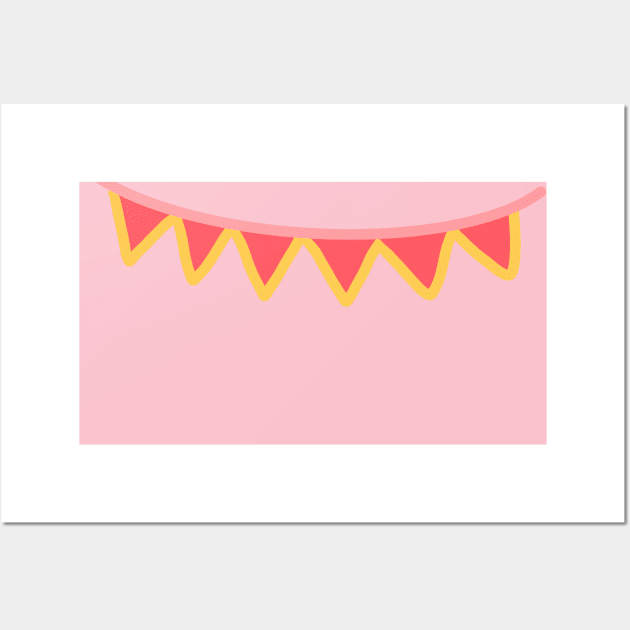 Party flags Wall Art by Crazena